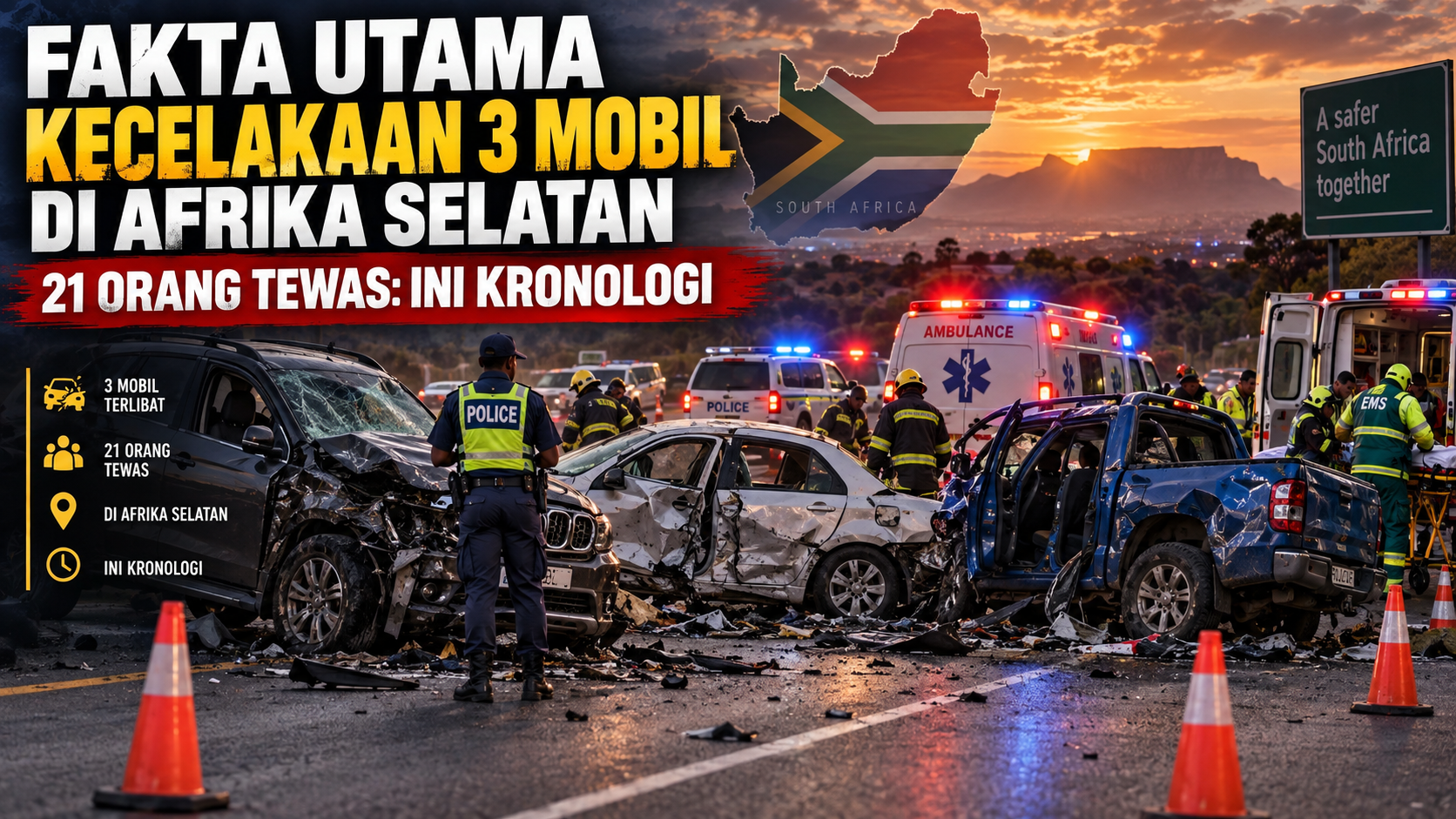 Fakta Utama Kecelakaan - kecelakaan