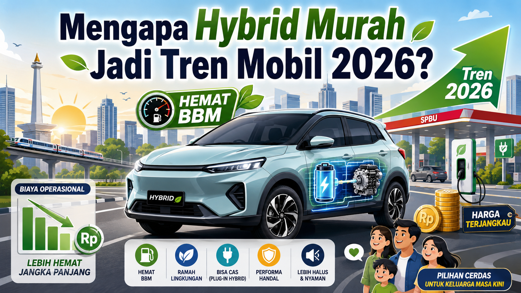 Mengapa Hybrid Murah Jadi Tren Mobil 2026? - mobil