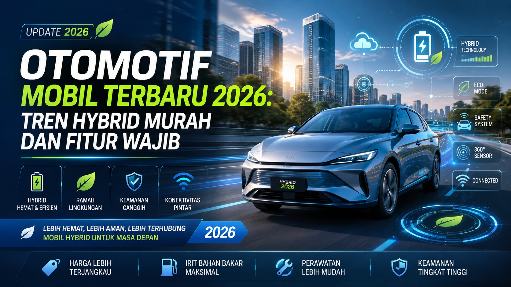 mobil - Otomotif Mobil Terbaru 2026: Tren Hybrid Murah dan Fitur Wajib