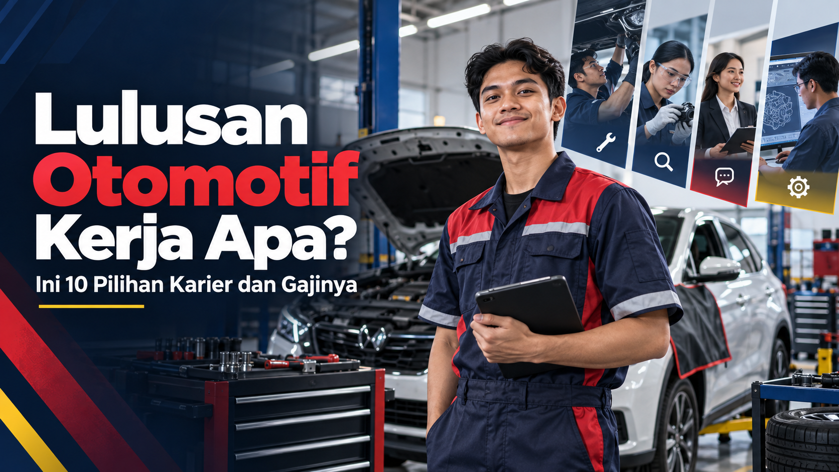 otomotif - Lulusan Otomotif Kerja Apa? Ini 10 Pilihan Karier dan Gajinya