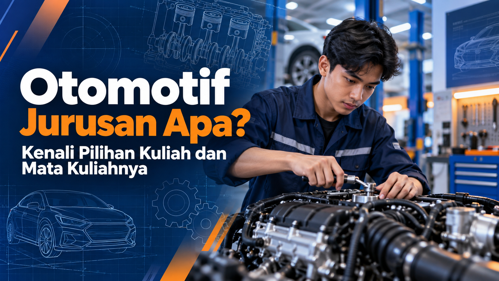 otomotif - Otomotif Jurusan Apa? Kenali Pilihan Kuliah dan Mata Kuliahnya