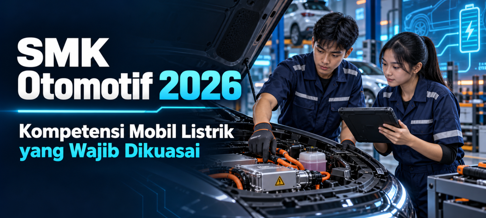 otomotif - SMK Otomotif 2026: Kompetensi Mobil Listrik yang Wajib Dikuasai