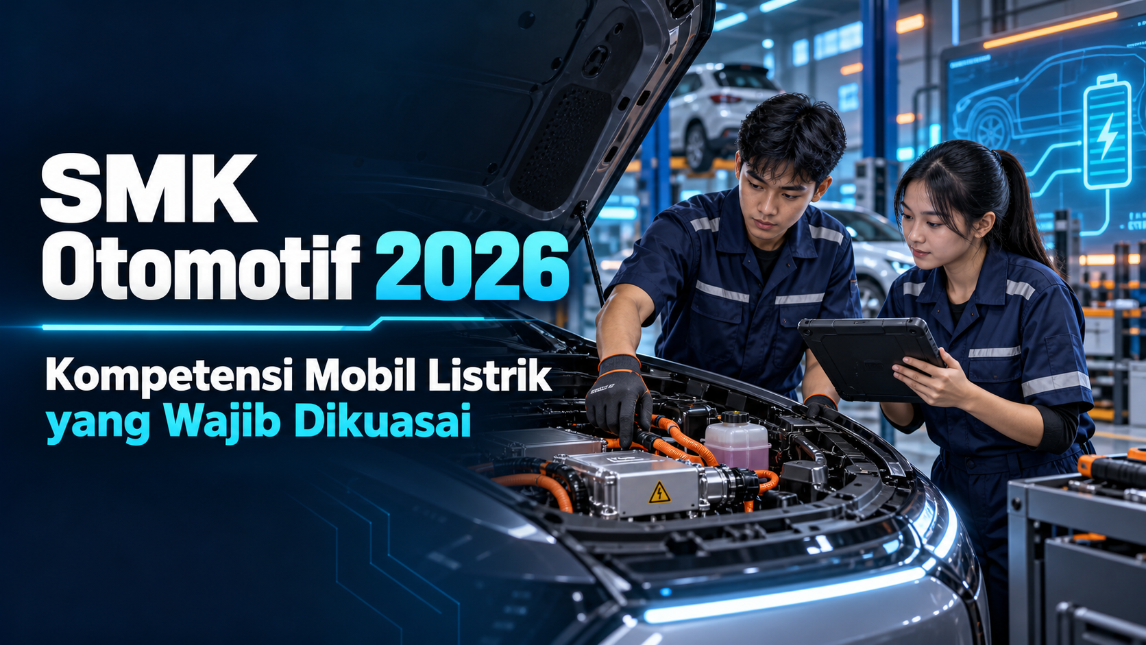 otomotif - SMK Otomotif 2026: Kompetensi Mobil Listrik yang Wajib Dikuasai