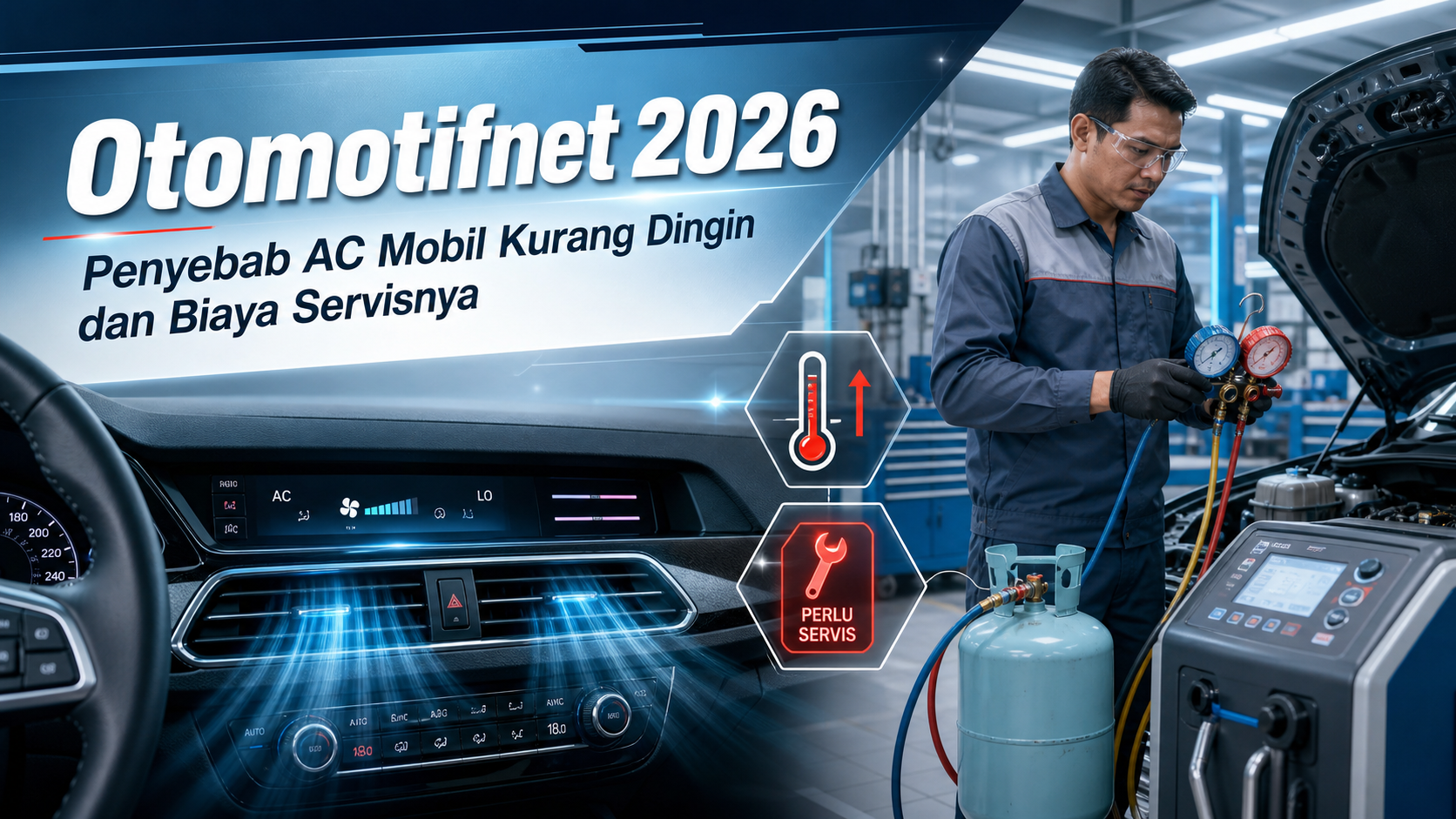 otomotifnet - Otomotifnet 2026: Penyebab AC Mobil Kurang Dingin dan Biaya Servisnya