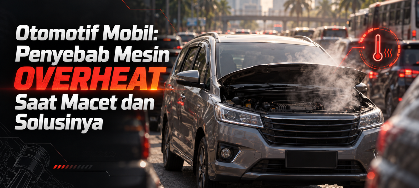 overheat - Otomotif Mobil: Penyebab Mesin Overheat Saat Macet dan Solusinya