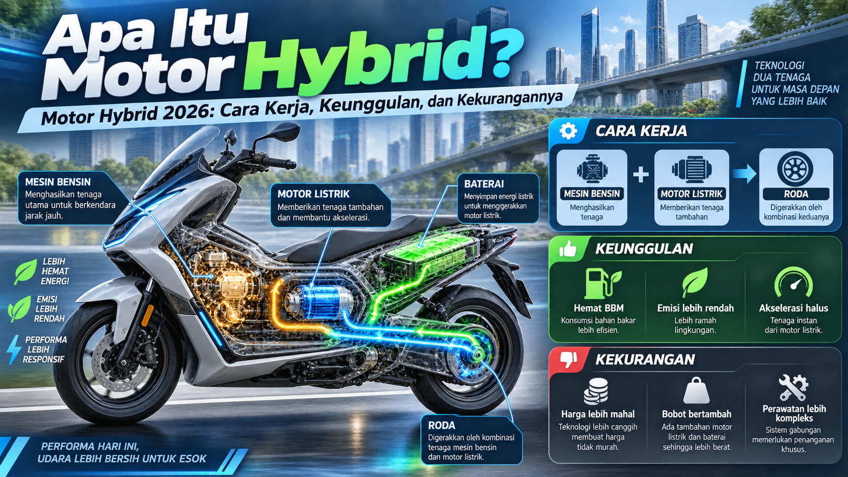 Apa Itu Motor Hybrid? - hybrid