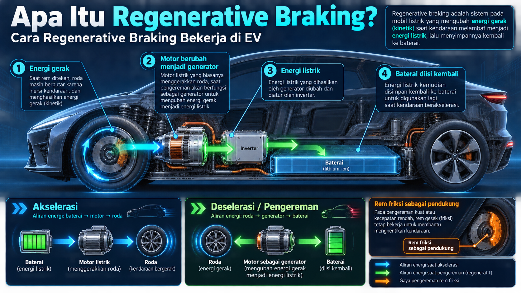 Apa Itu Regenerative Braking? - otomotif