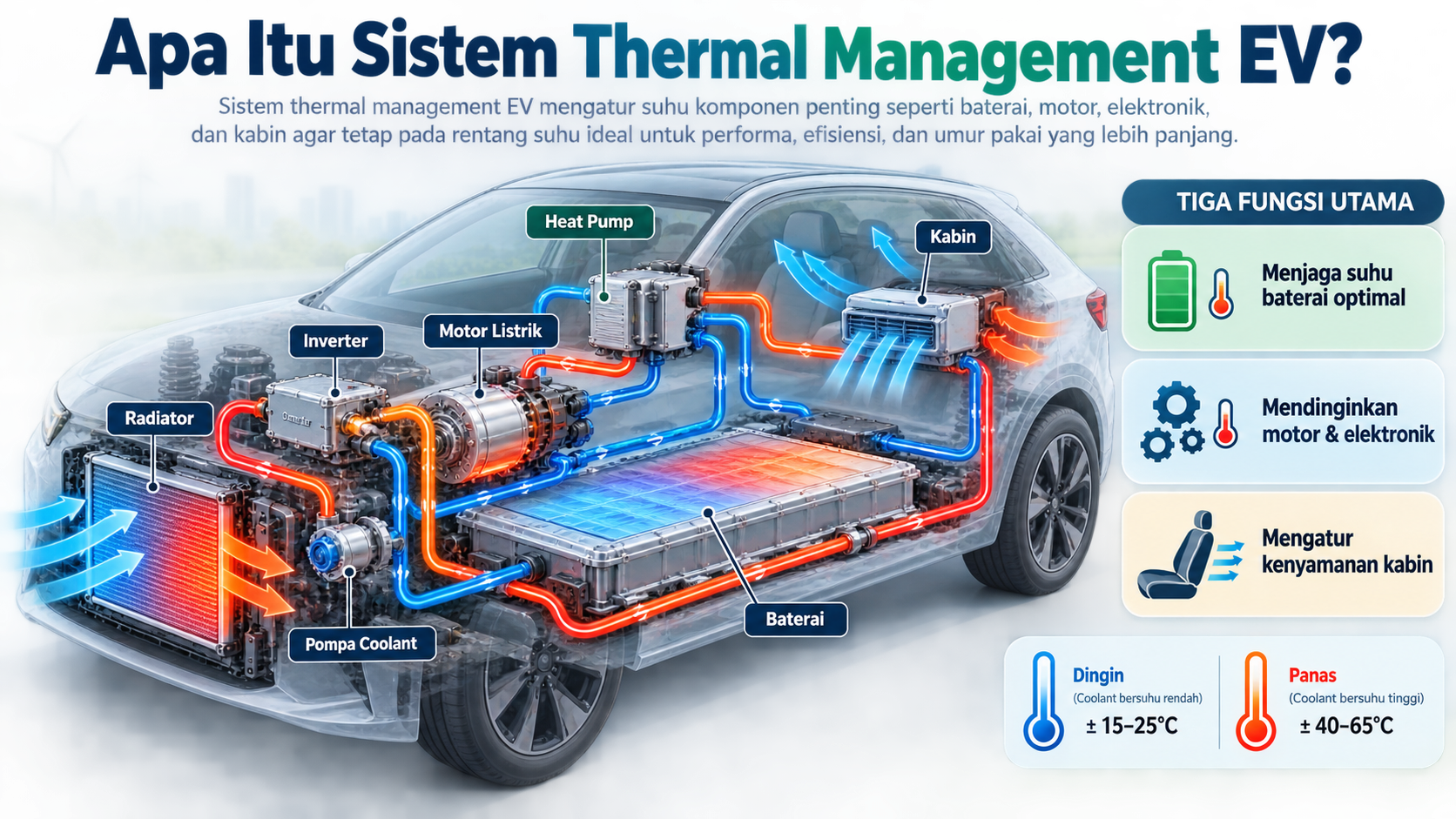 Apa Itu Sistem Thermal Management EV? - otomotif