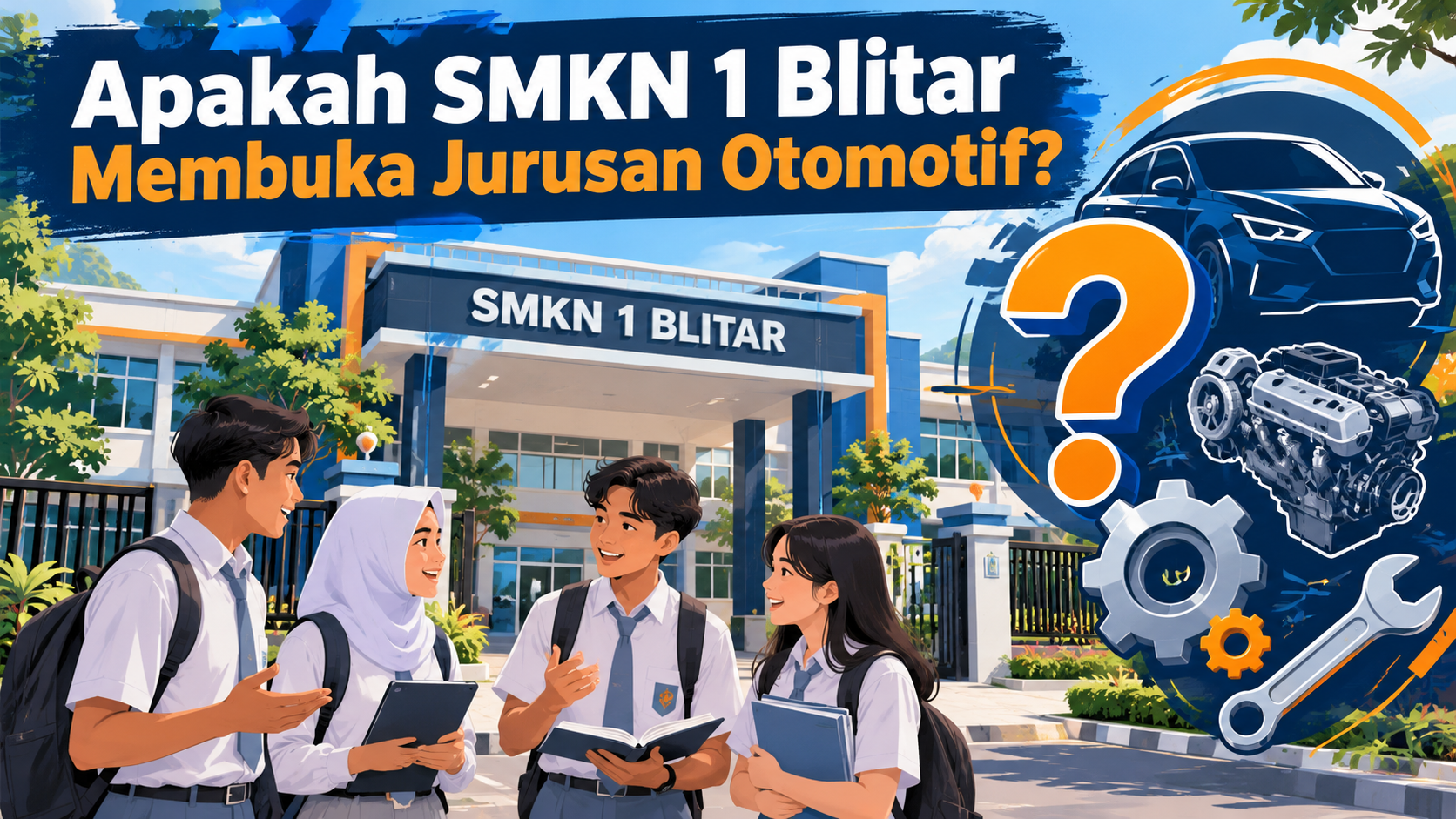 Apakah SMKN 1 Blitar Membuka Jurusan Otomotif? - otomotif