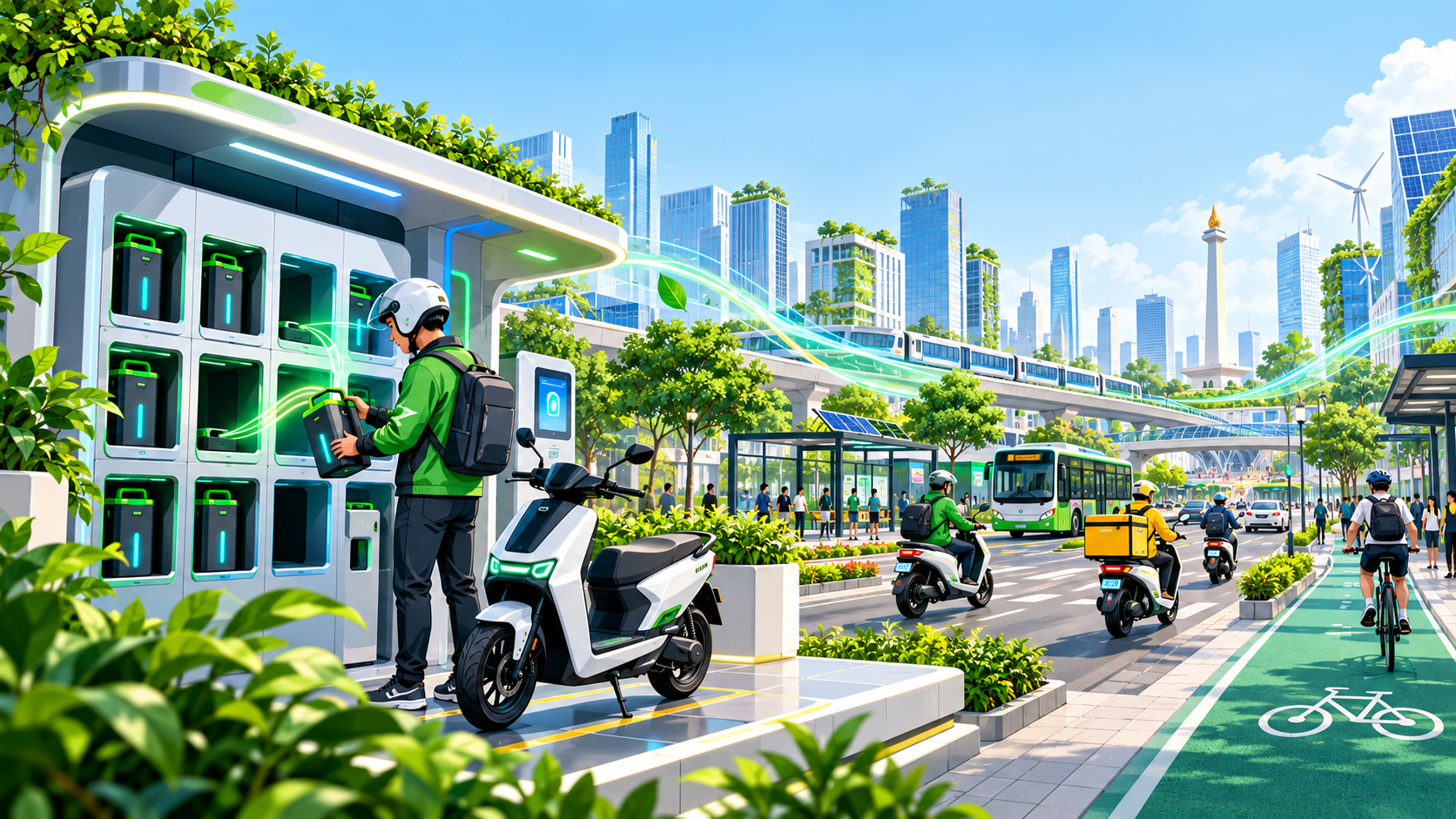 Baterai Swap Makin Relevan untuk Mobilitas Perkotaan - motor