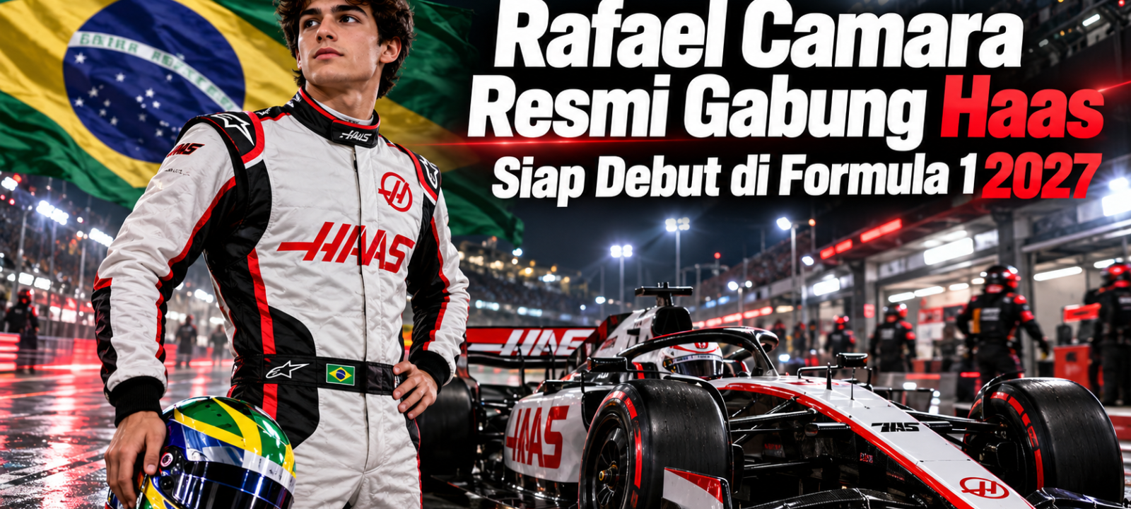 camara - Rafael Camara Resmi Gabung Haas, Siap Debut di Formula 1 2027