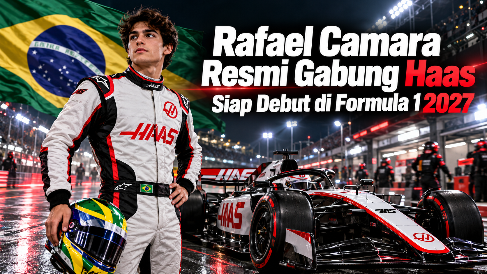 camara - Rafael Camara Resmi Gabung Haas, Siap Debut di Formula 1 2027