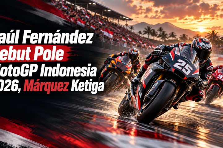 fernãndez - RaÃºl FernÃ¡ndez Rebut Pole MotoGP Indonesia 2026, MÃ¡rquez Ketiga