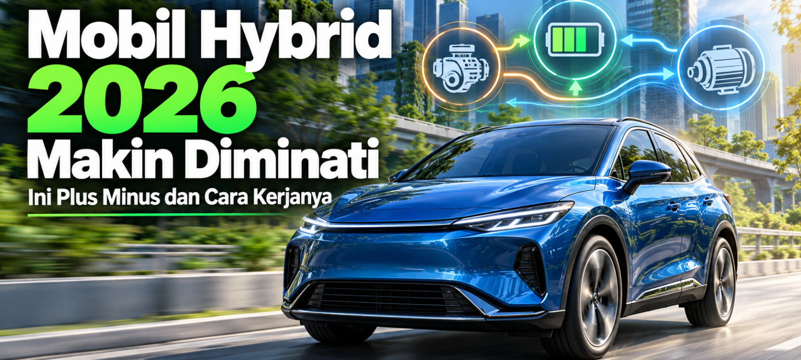 hybrid - Mobil Hybrid 2026 Makin Diminati, Ini Plus Minus dan Cara Kerjanya