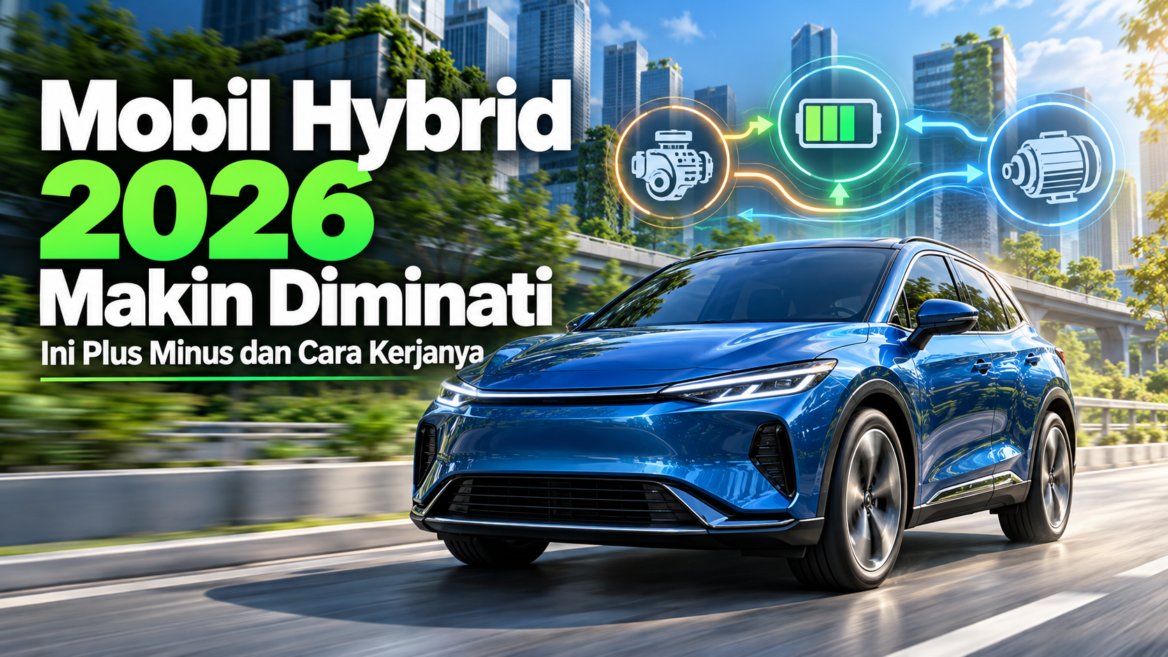 hybrid - Mobil Hybrid 2026 Makin Diminati, Ini Plus Minus dan Cara Kerjanya
