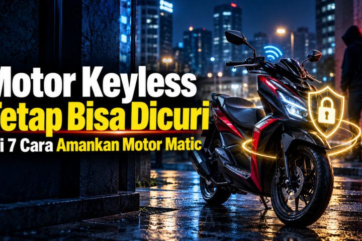 keyless - Motor Keyless Tetap Bisa Dicuri, Ini 7 Cara Amankan Motor Matic