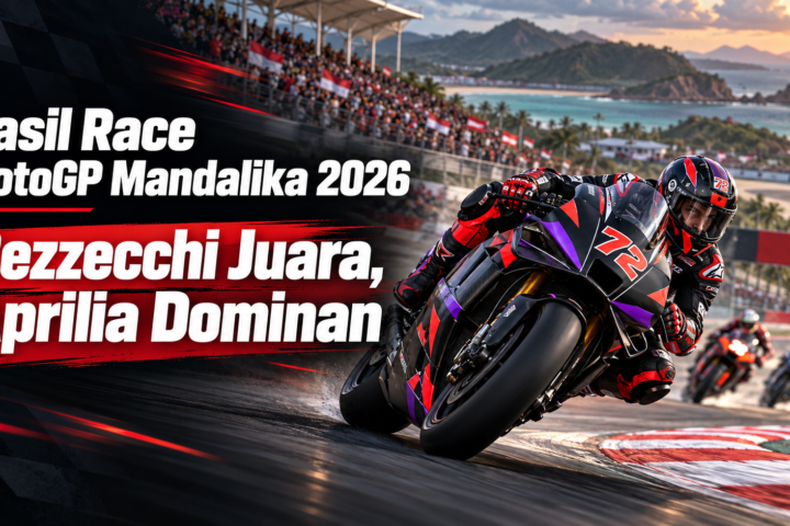 mandalika - Hasil Race MotoGP Mandalika 2026: Bezzecchi Juara, Aprilia Dominan