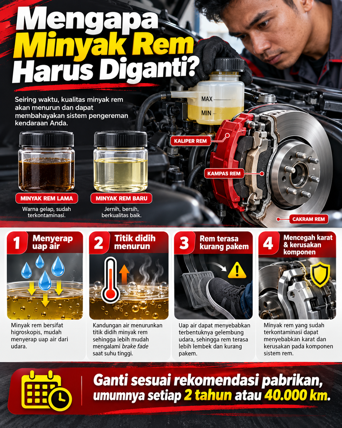 Mengapa Minyak Rem Harus Diganti? - rem