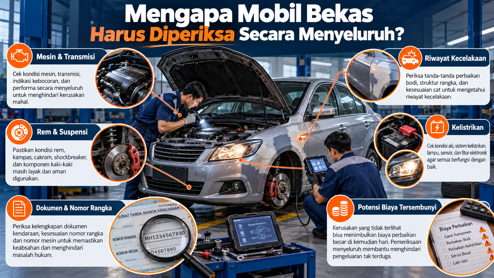 Mengapa Mobil Bekas Harus Diperiksa Secara Menyeluruh? - otomotifnet