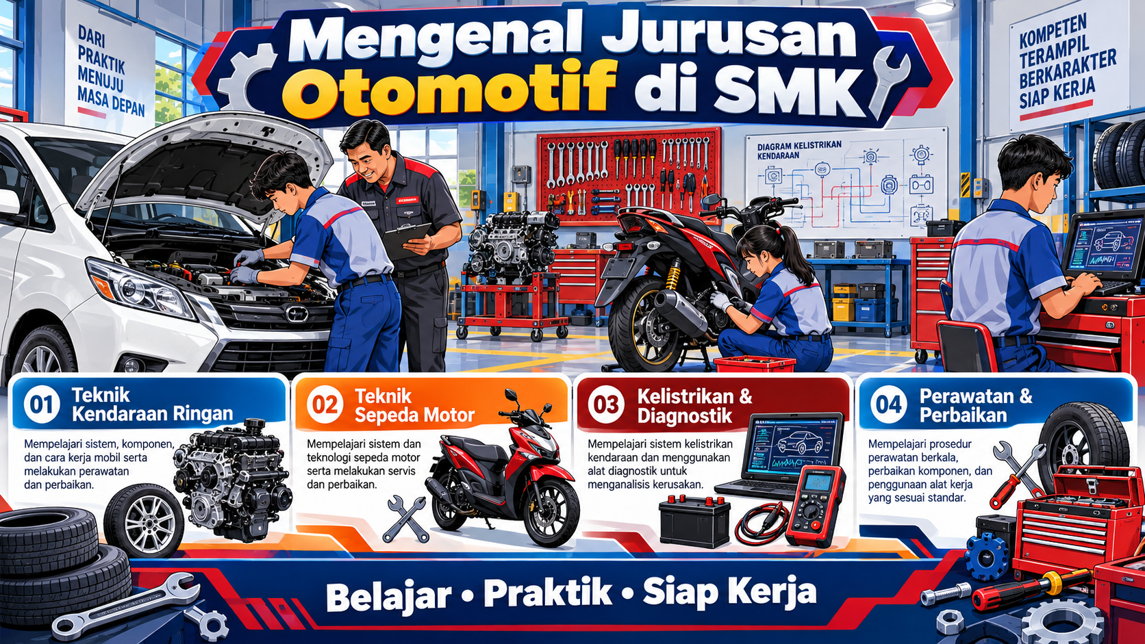 Mengenal Jurusan Otomotif di SMK - otomotif