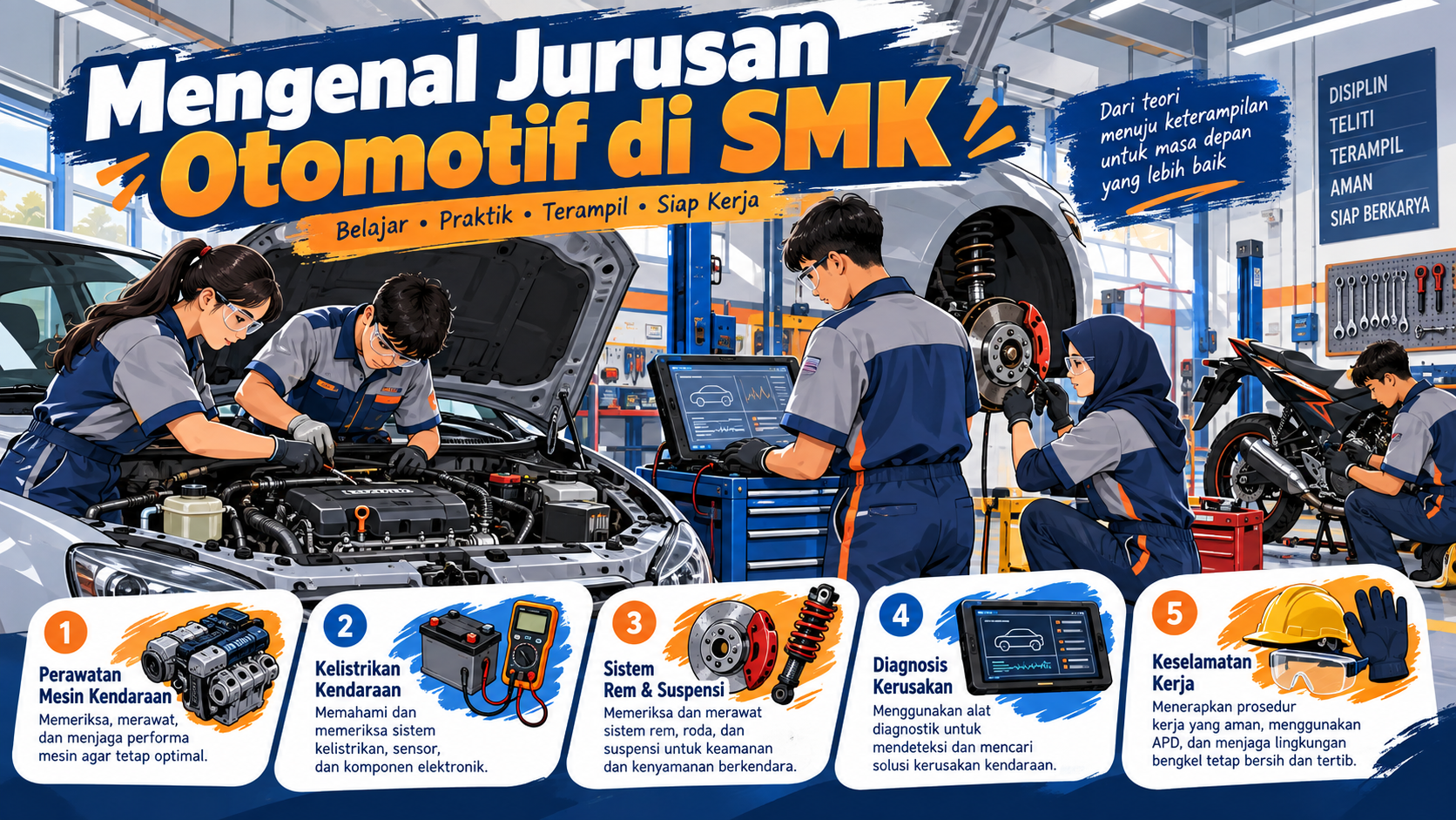 Mengenal Jurusan Otomotif di SMK - otomotif