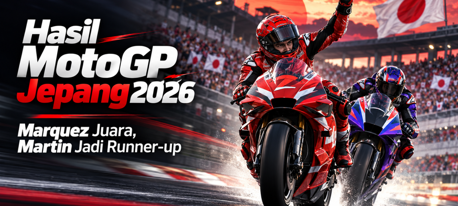 motogp - Hasil MotoGP Jepang 2026: Marquez Juara, Martin Jadi Runner-up