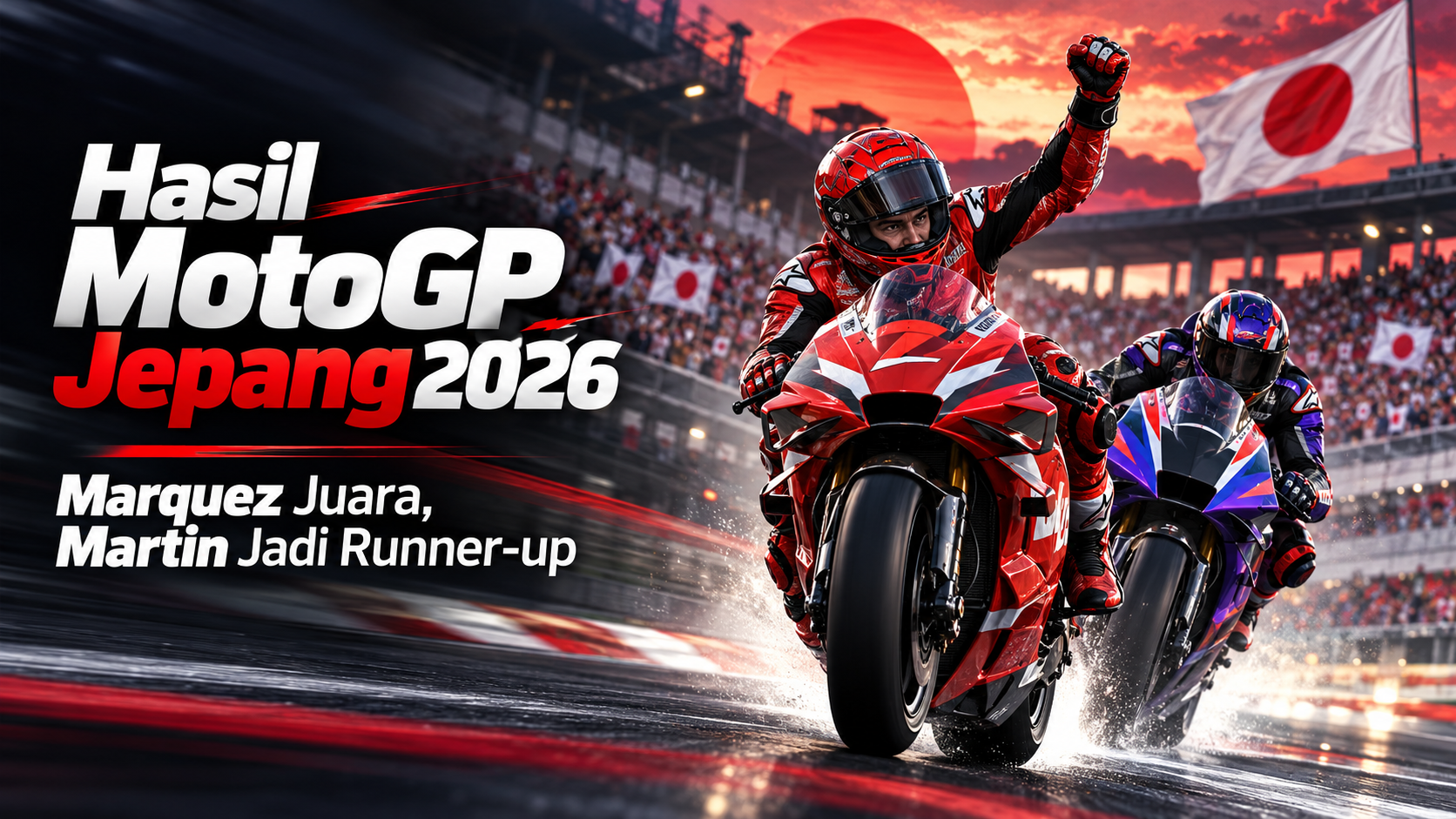 motogp - Hasil MotoGP Jepang 2026: Marquez Juara, Martin Jadi Runner-up