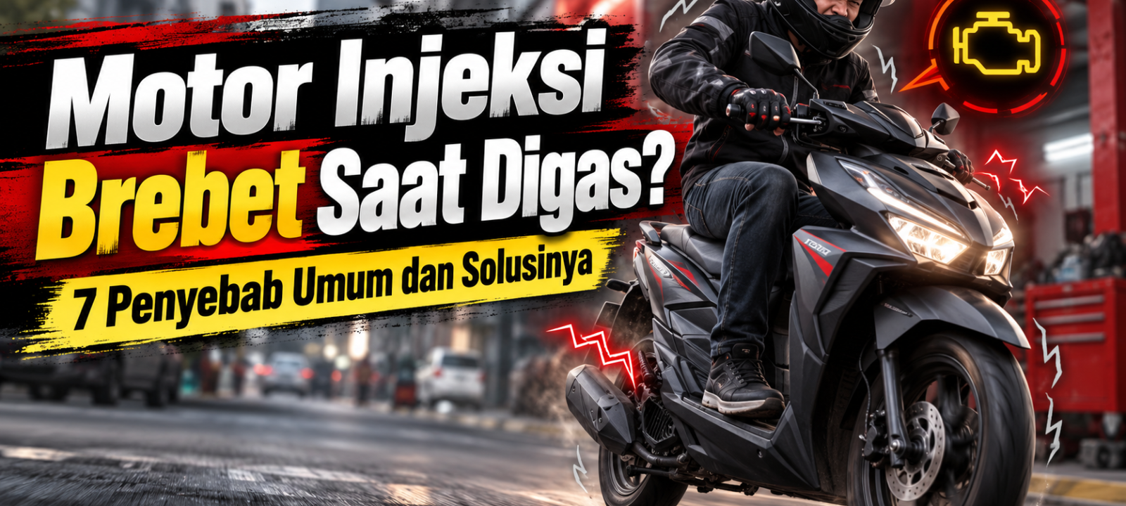 motor - Motor Injeksi Brebet Saat Digas? 7 Penyebab Umum dan Solusinya