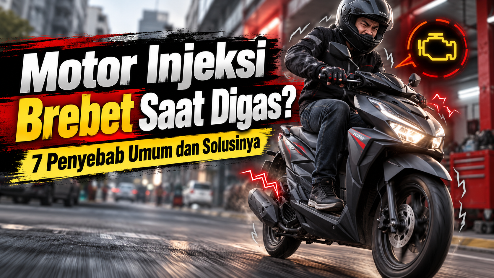 motor - Motor Injeksi Brebet Saat Digas? 7 Penyebab Umum dan Solusinya
