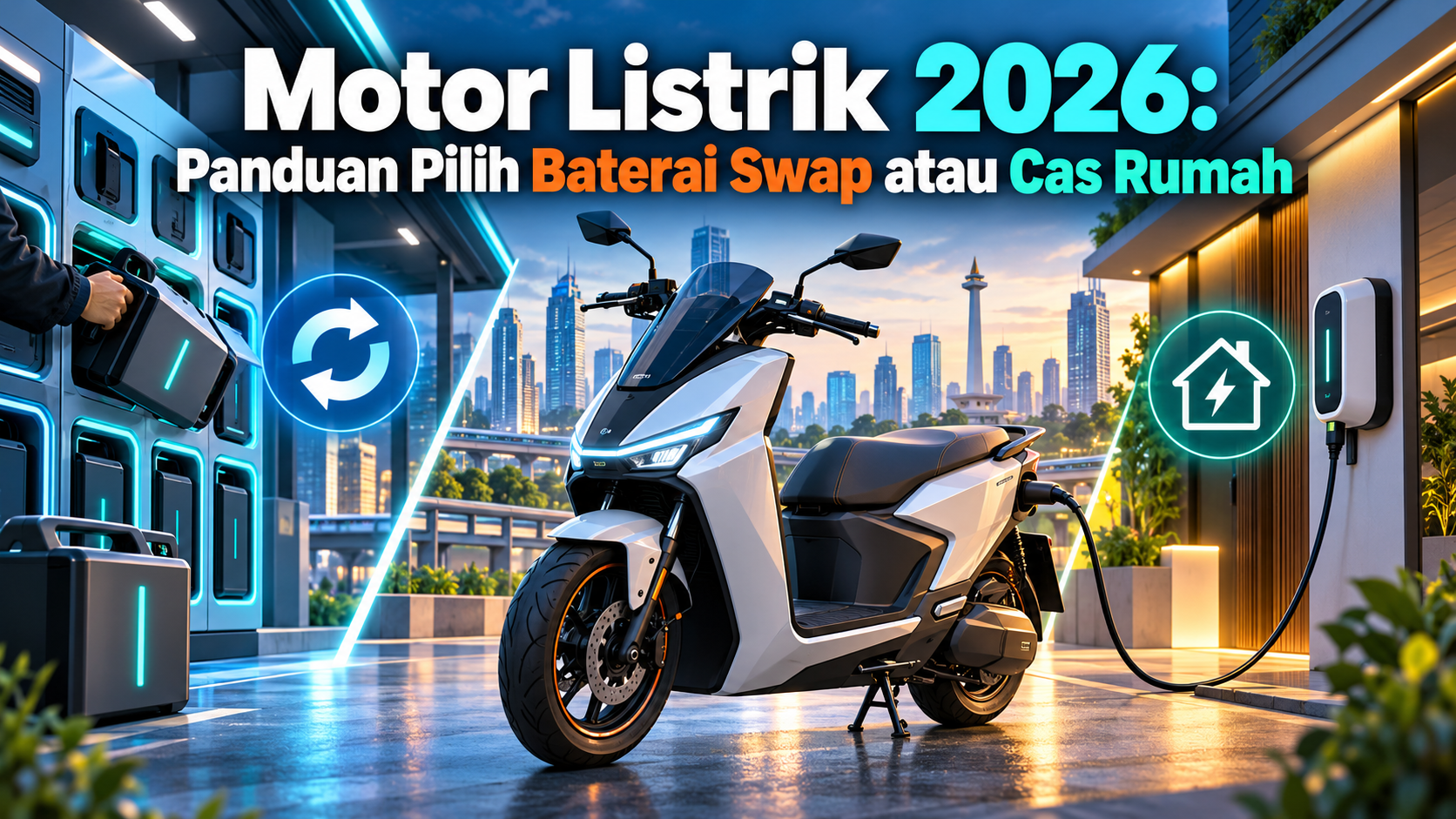 motor - Motor Listrik 2026: Panduan Pilih Baterai Swap atau Cas Rumah