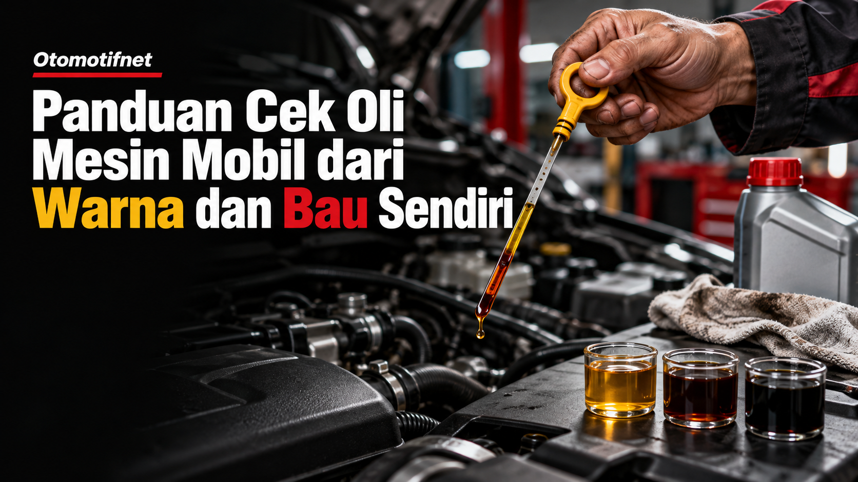 oli - Otomotifnet: Panduan Cek Oli Mesin Mobil dari Warna dan Bau Sendiri