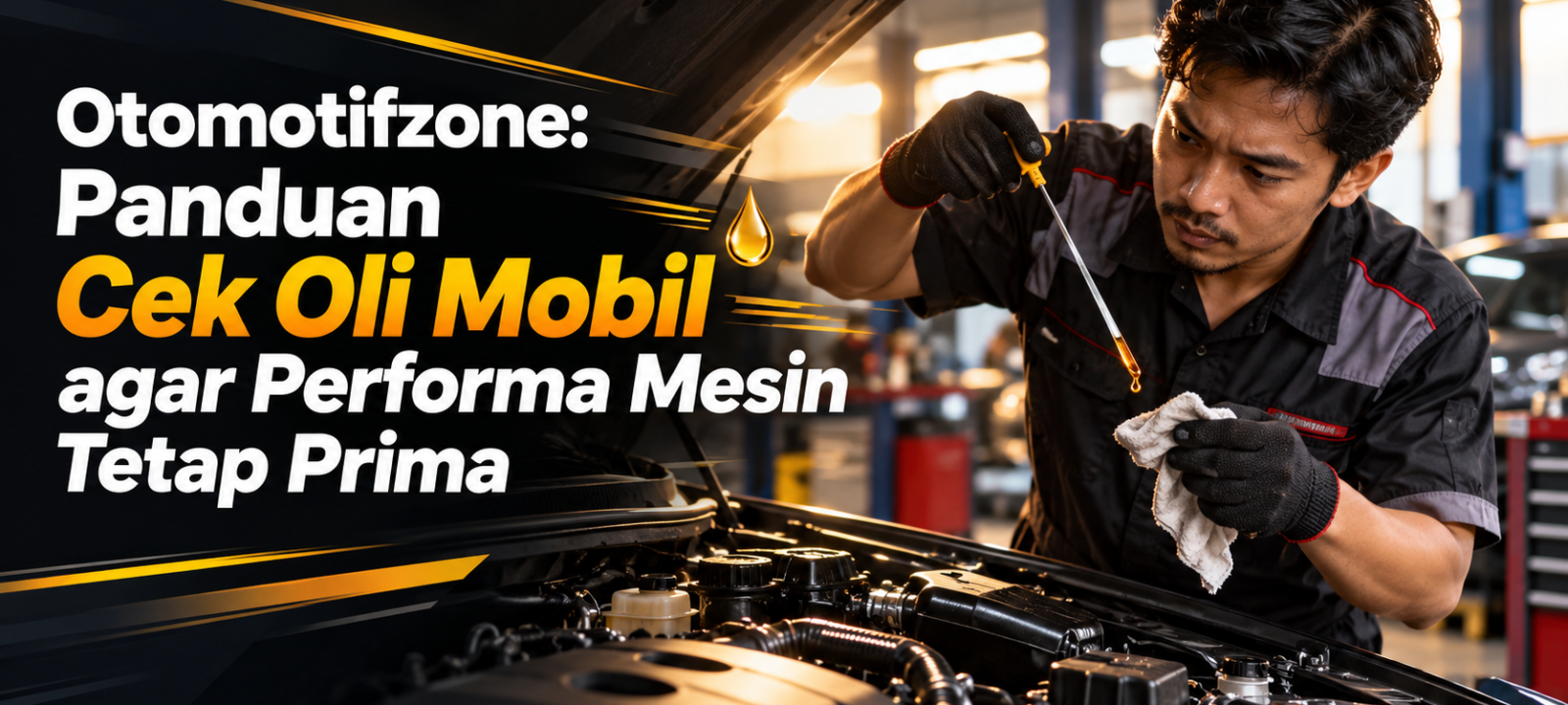 oli - Otomotifzone: Panduan Cek Oli Mobil agar Performa Mesin Tetap Prima