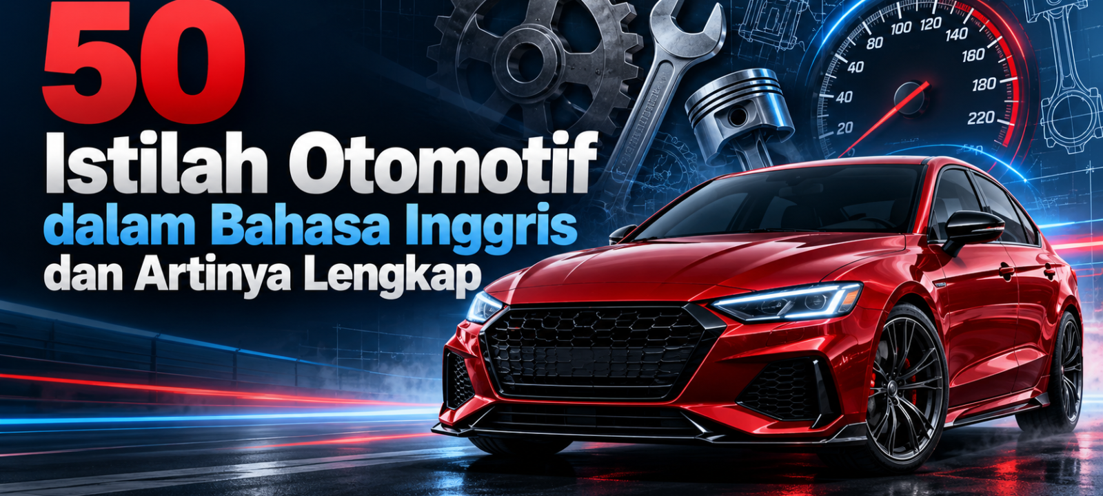 otomotif - 50 Istilah Otomotif dalam Bahasa Inggris dan Artinya Lengkap