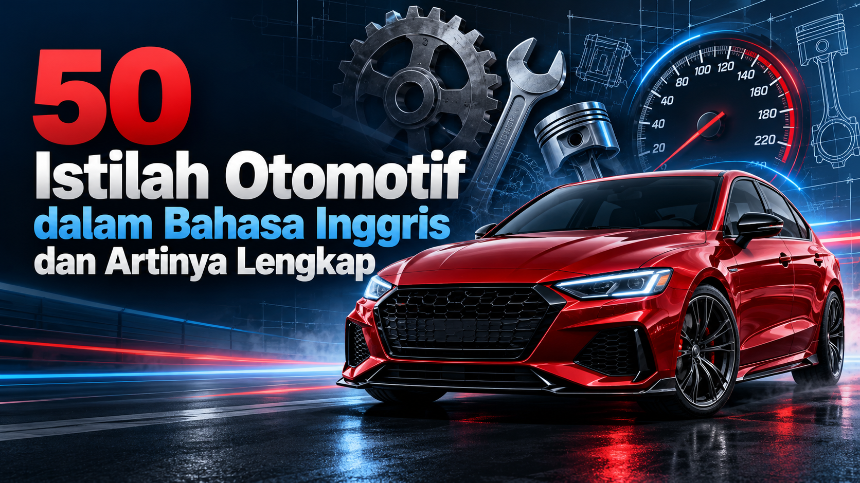 otomotif - 50 Istilah Otomotif dalam Bahasa Inggris dan Artinya Lengkap
