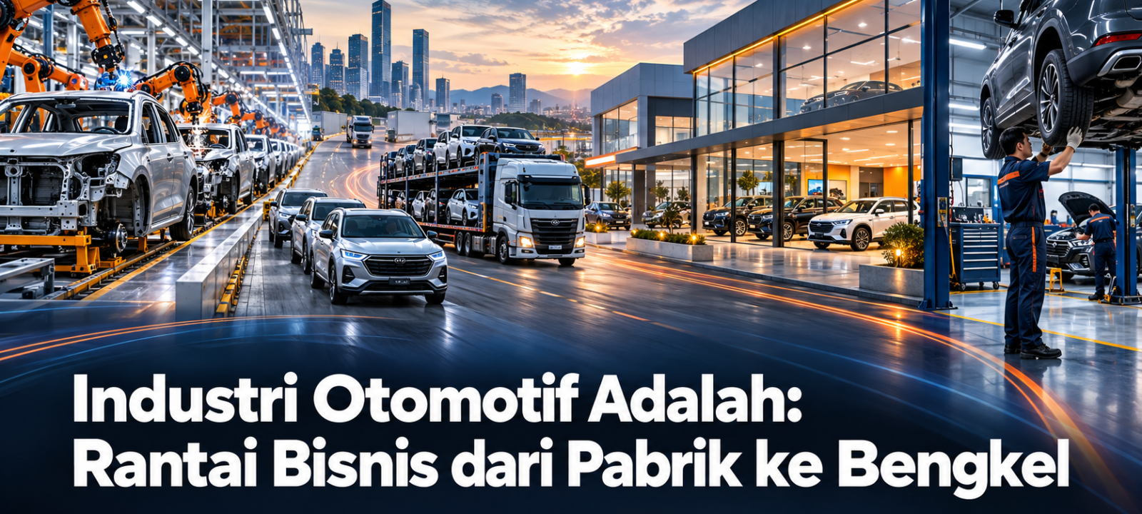 otomotif - Industri Otomotif Adalah: Rantai Bisnis dari Pabrik ke Bengkel