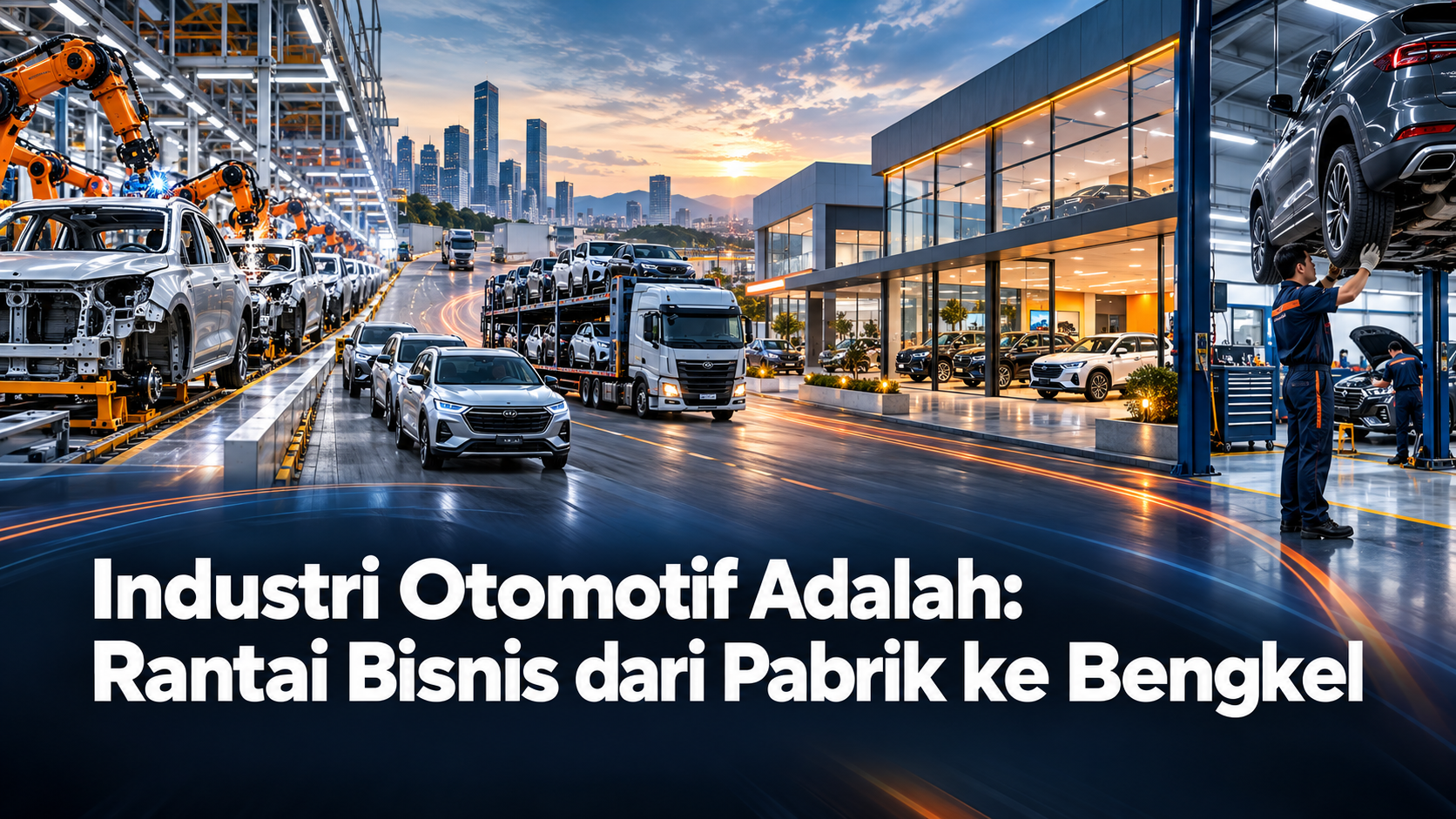 otomotif - Industri Otomotif Adalah: Rantai Bisnis dari Pabrik ke Bengkel