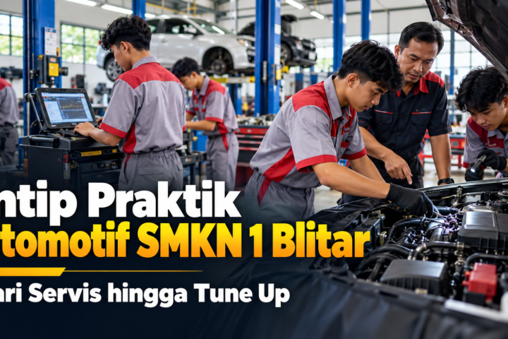 otomotif - Intip Praktik Otomotif SMKN 1 Blitar, dari Servis hingga Tune Up