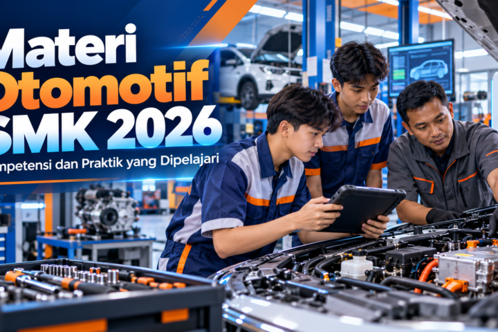 otomotif - Materi Otomotif SMK 2026: Kompetensi dan Praktik yang Dipelajari
