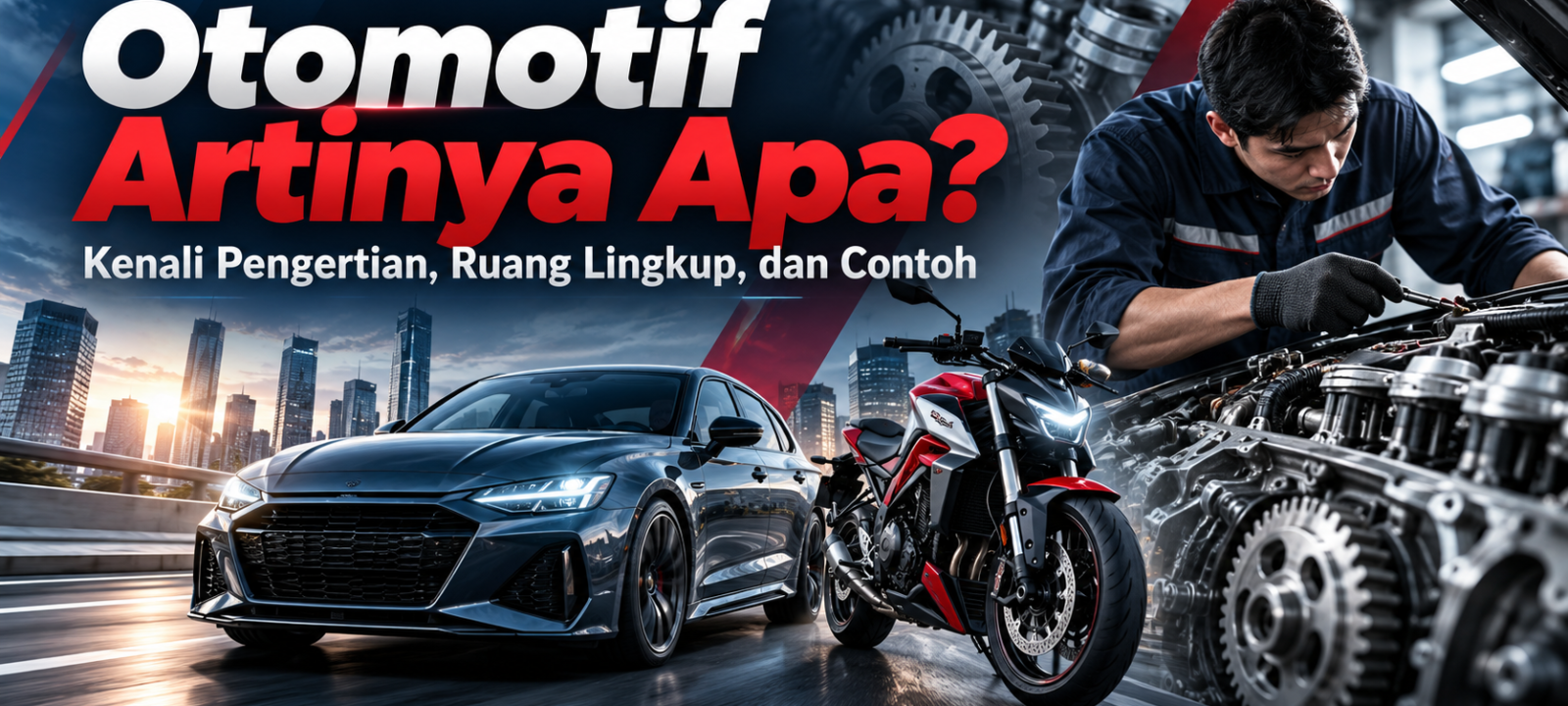 otomotif - Otomotif Artinya Apa? Kenali Pengertian, Ruang Lingkup, dan Contoh