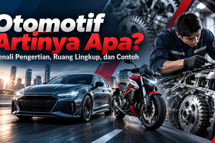 otomotif - Otomotif Artinya Apa? Kenali Pengertian, Ruang Lingkup, dan Contoh