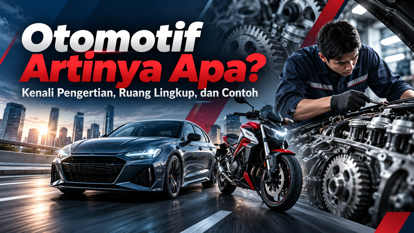 otomotif - Otomotif Artinya Apa? Kenali Pengertian, Ruang Lingkup, dan Contoh