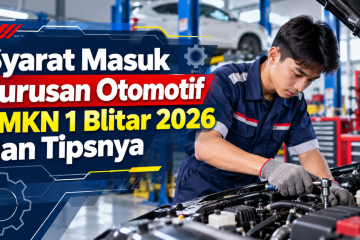 otomotif - Syarat Masuk Jurusan Otomotif SMKN 1 Blitar 2026 dan Tipsnya