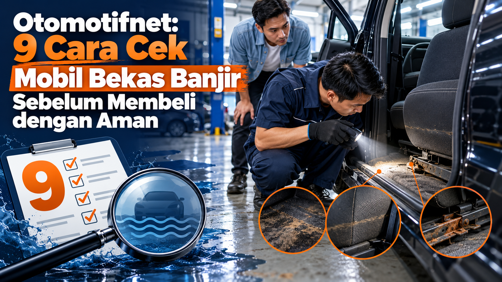 otomotifnet - Otomotifnet: 9 Cara Cek Mobil Bekas Banjir Sebelum Membeli dengan Aman