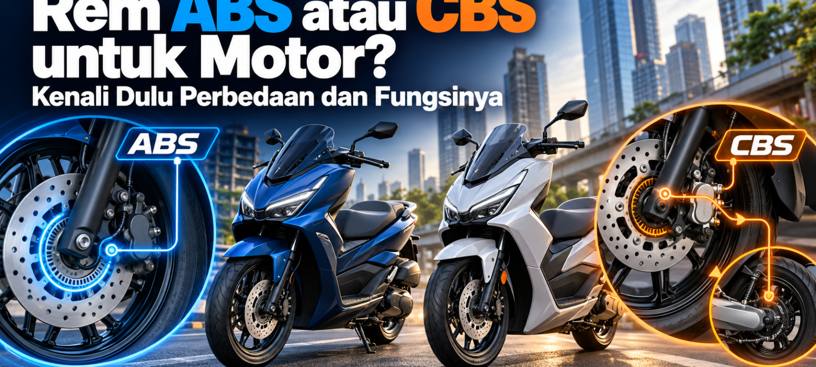 rem - Rem ABS atau CBS untuk Motor? Kenali Dulu Perbedaan dan Fungsinya