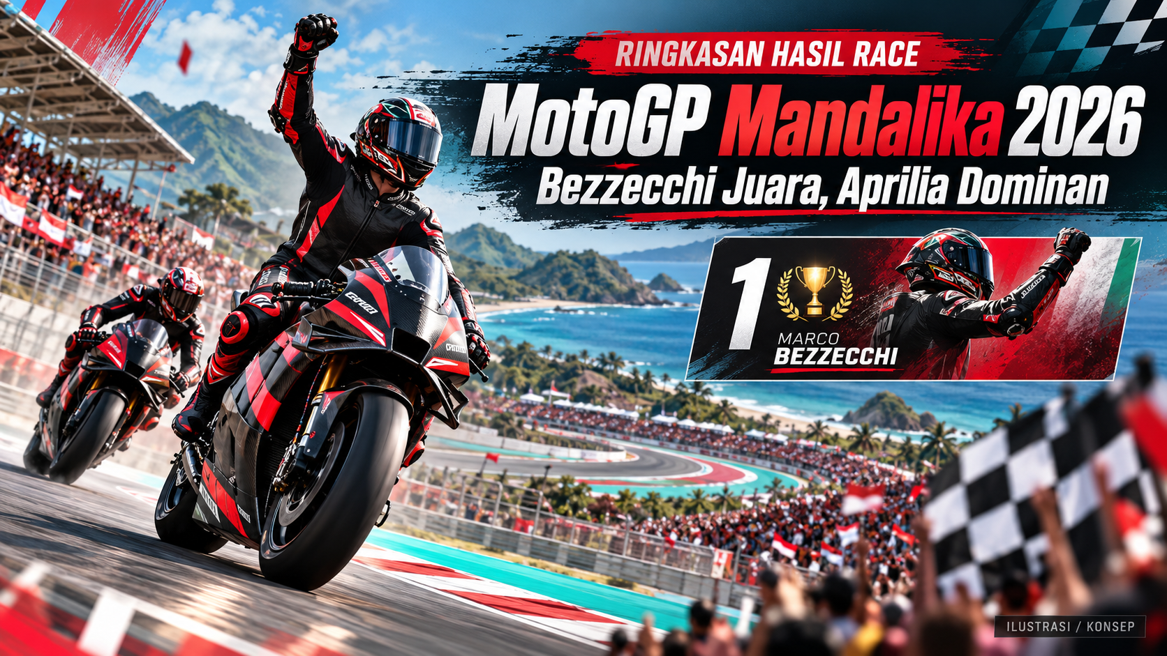 Ringkasan Hasil Race - mandalika